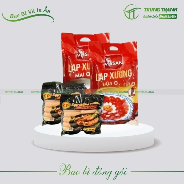 Sản xuất bao bì đựng lạp xưởng