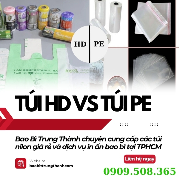 So sánh túi HD và túi PE