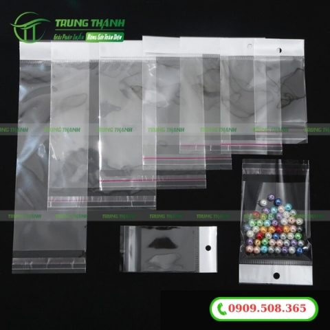 Túi OPP đục lỗ đựng vật dụng