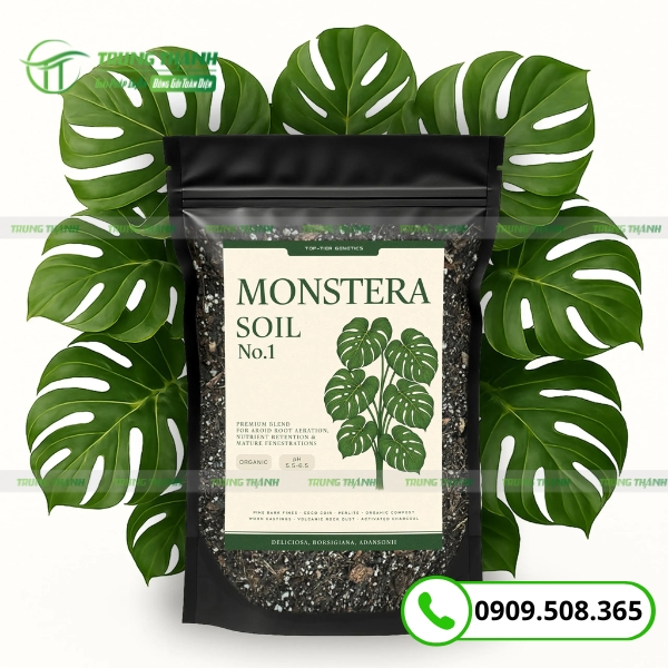 In ấn logo thương hiệu lên túi đựng giá thể sắc nét