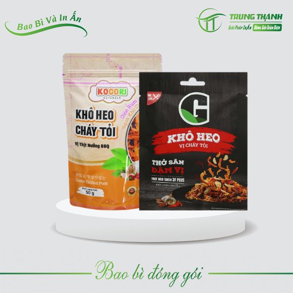 Sản xuất bao bì đựng khô heo