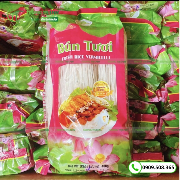 Bao bì đóng gói đựng bún tươi
