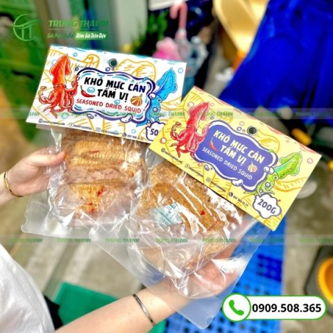 Bao bì hút chân không đựng mực khô