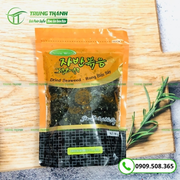 Bao bì zip đựng rong biển sấy khô