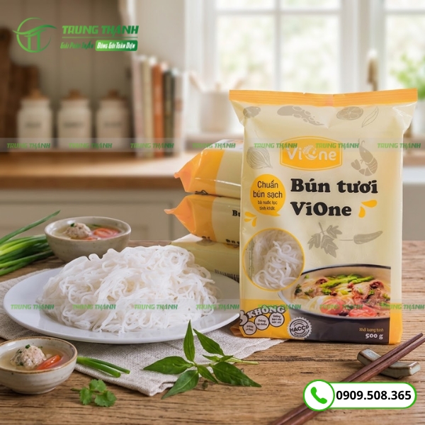 Chuyên cung cấp các mẫu bao bì bún tươi