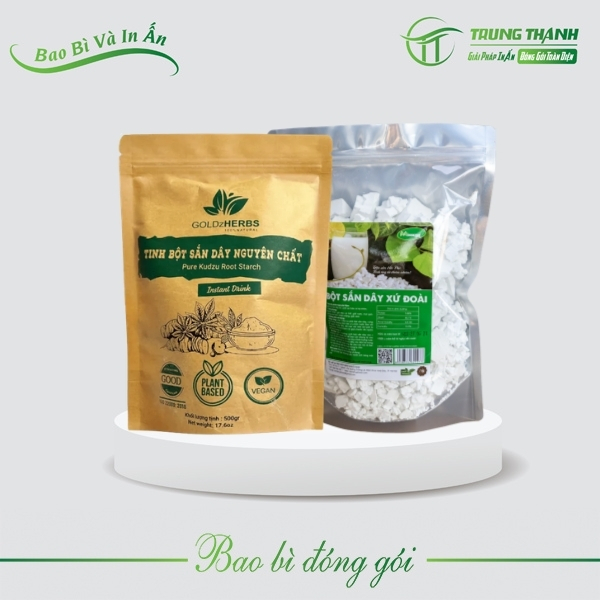 Sản xuất bao bì tinh bột sắn dây