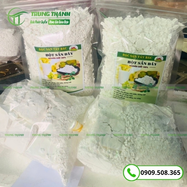 Túi PE đựng tinh bột sắn dây