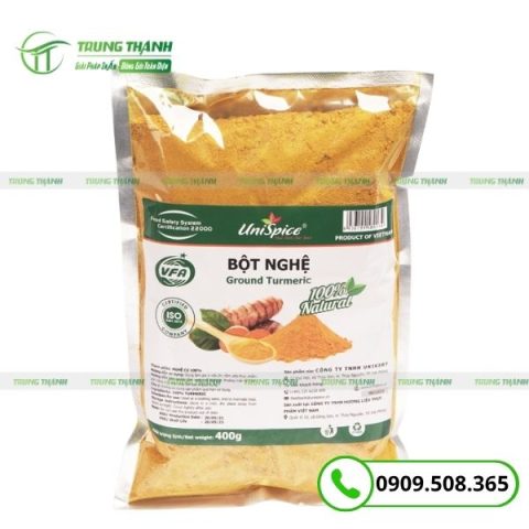 Túi ép biên 3 biên đựng tinh bột nghệ