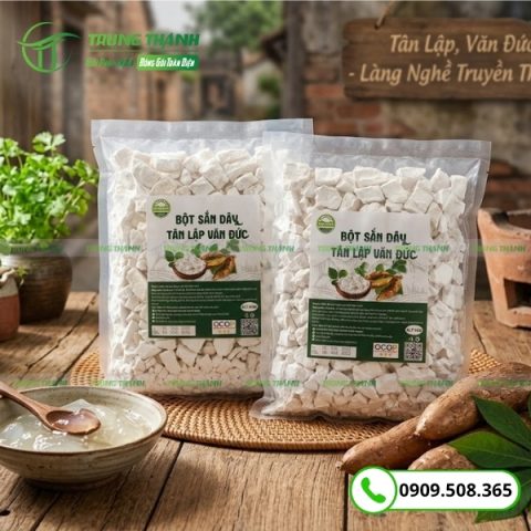 Túi ép biên đựng tinh bột sắn dây