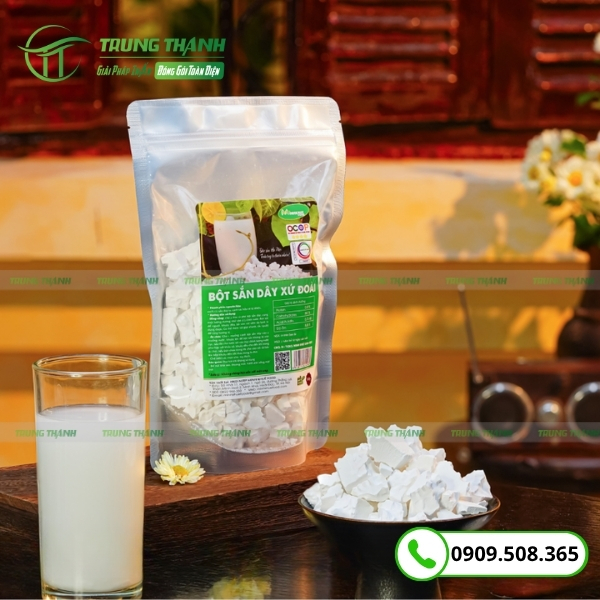 Túi zip bạc đựng bột sắn dây