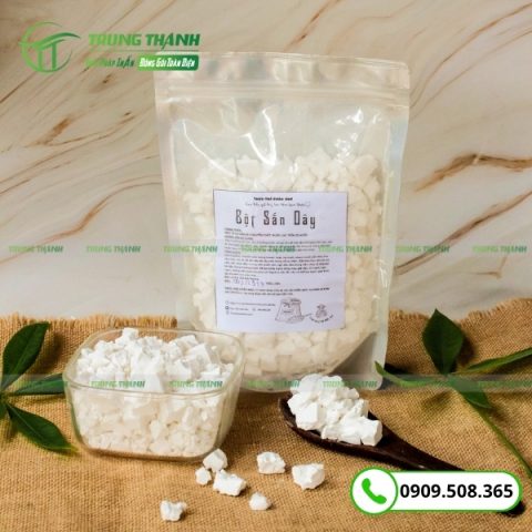 Túi zip trong đựng bột sắn dây