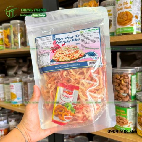 Túi zipper bạc 1 mặt đựng khô mực sợi