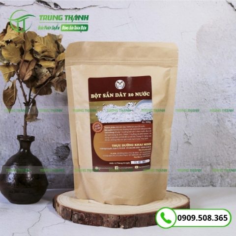 Túi zipper giấy đựng bột sắn dây