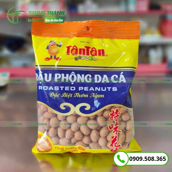 Bao bì hàn lưng đựng đậu phộng da cá