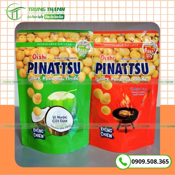 Bao bì màng ghép đựng đậu phộng