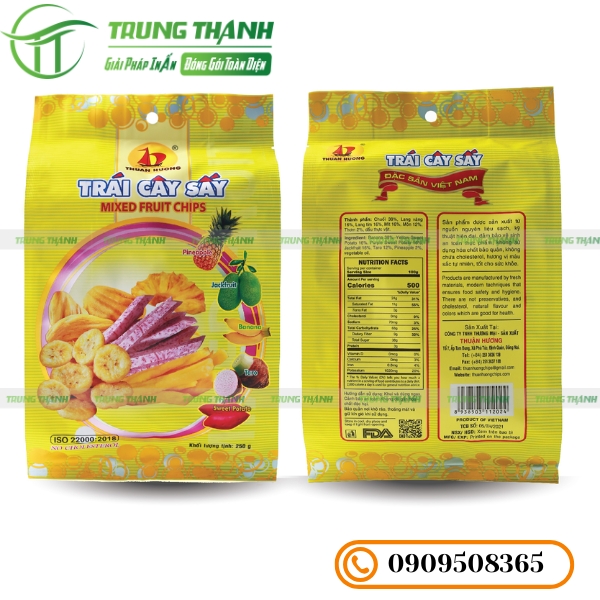 Bao bì trái cây sấy