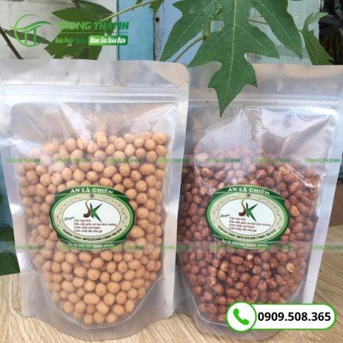 Bao bì zip bạc đựng đậu phộng