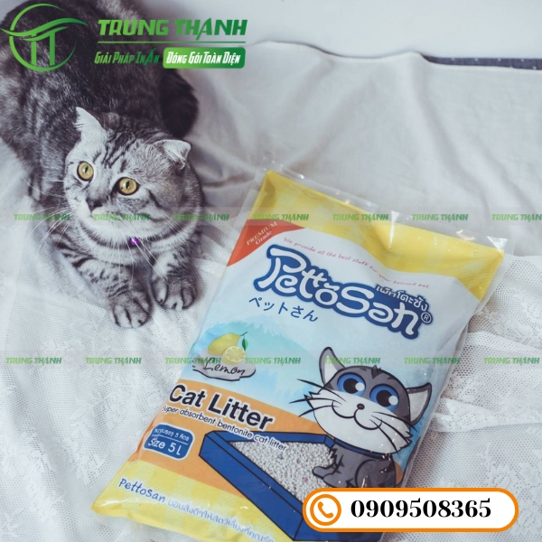 Túi PA/PE đựng cát cho mèo