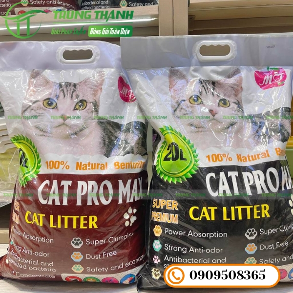 Túi đục lỗ hột xoài đựng cát cho mèo