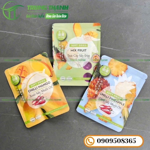 Túi ép biên đựng trái cây sấy dẻo