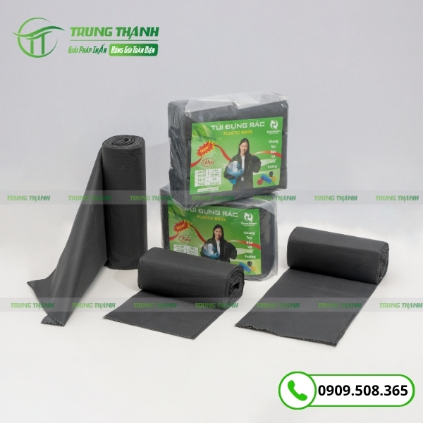 Túi rác cuộn đen