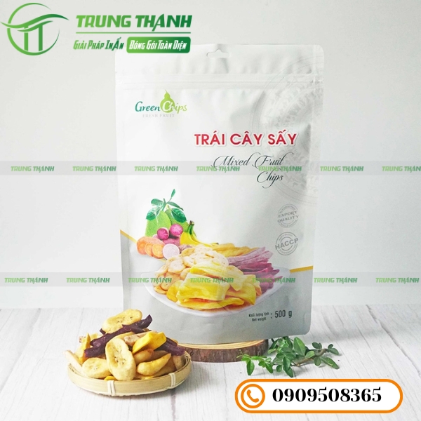 Túi zip sữa đựng trái cây sấy
