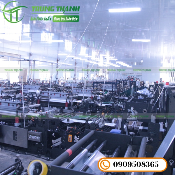 Xưởng sản xuất túi đựng trái cây sấy tại Trung Thành