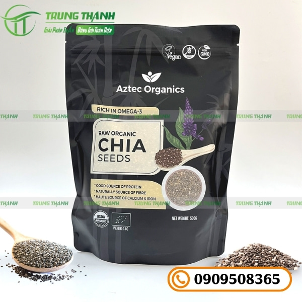 Bao bì đựng hạt chia chất lượng chống ổm tốt