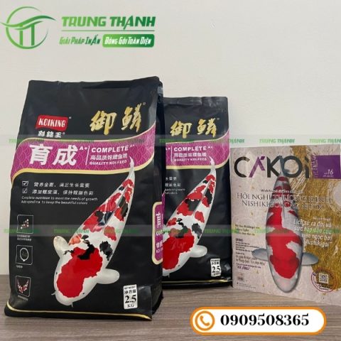 Bao bì đựng thức ăn cá KOI