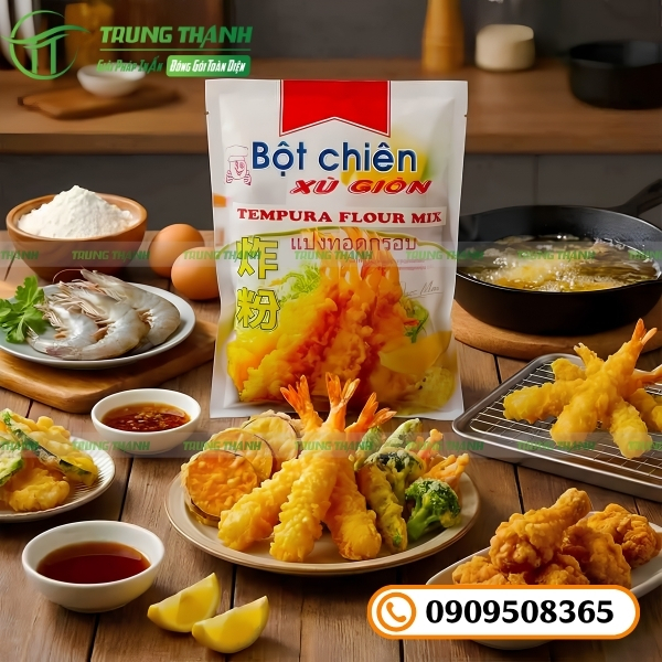Bao bì ép biên đựng bộp chiên giòn