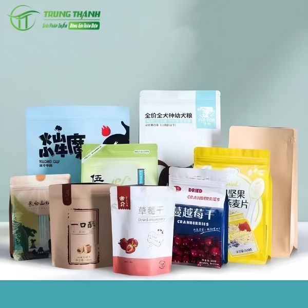Bao bì zipper thiết kế đẹp