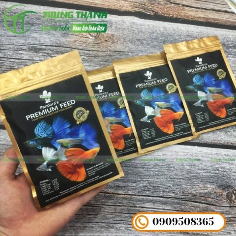 In ấn bao bì thức ăn cho cá đẹp sắc nét