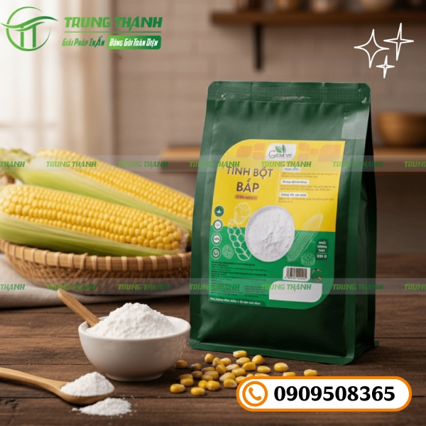 Túi 8 cạnh đựng tinh bột bắp