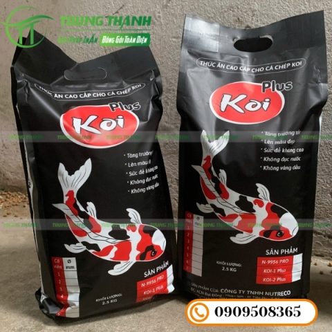 Túi đục lỗ đựng thức ăn cá chép Koi