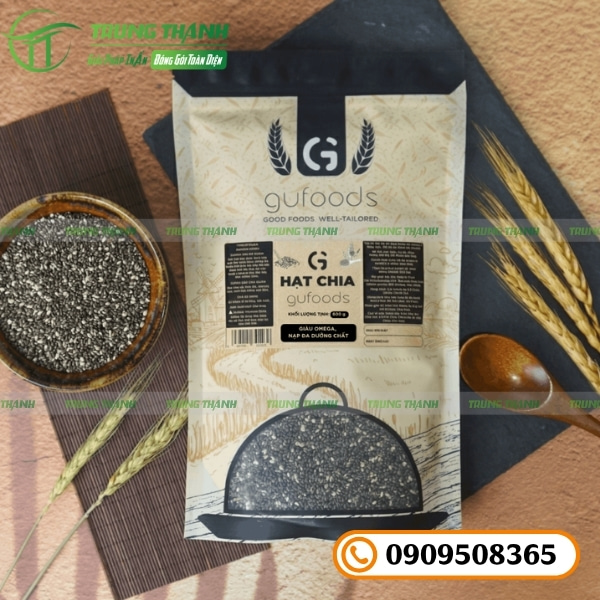 Túi màng ghép phức hợp đựng hạt chia