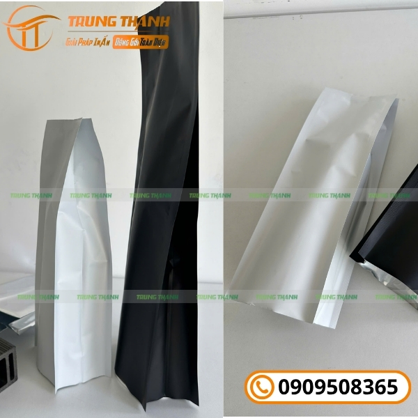 Bao bì 4 cạnh có màng nhôm