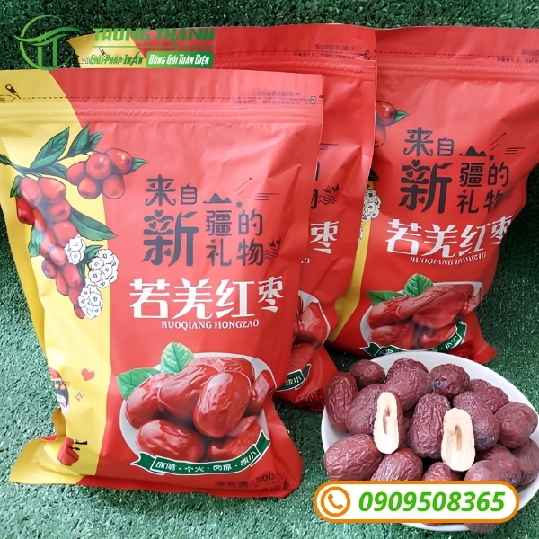 Bao bì màng ghép chống ẩm đựng táo đỏ