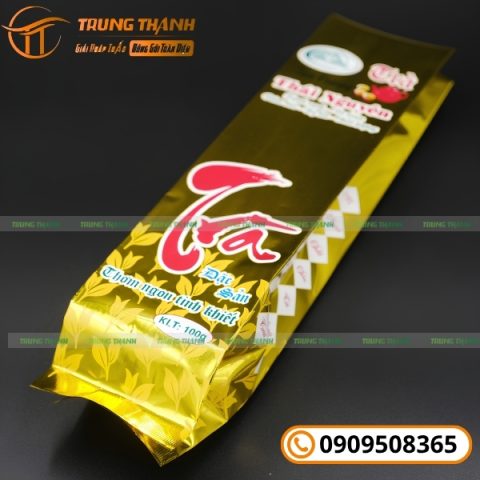 Túi đựng trà xanh 4 cạnh