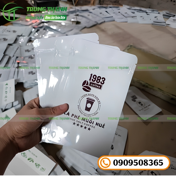 Túi zip sữa đựng cà phê