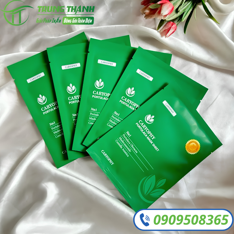 Bao bì mặt nạ trà xanh